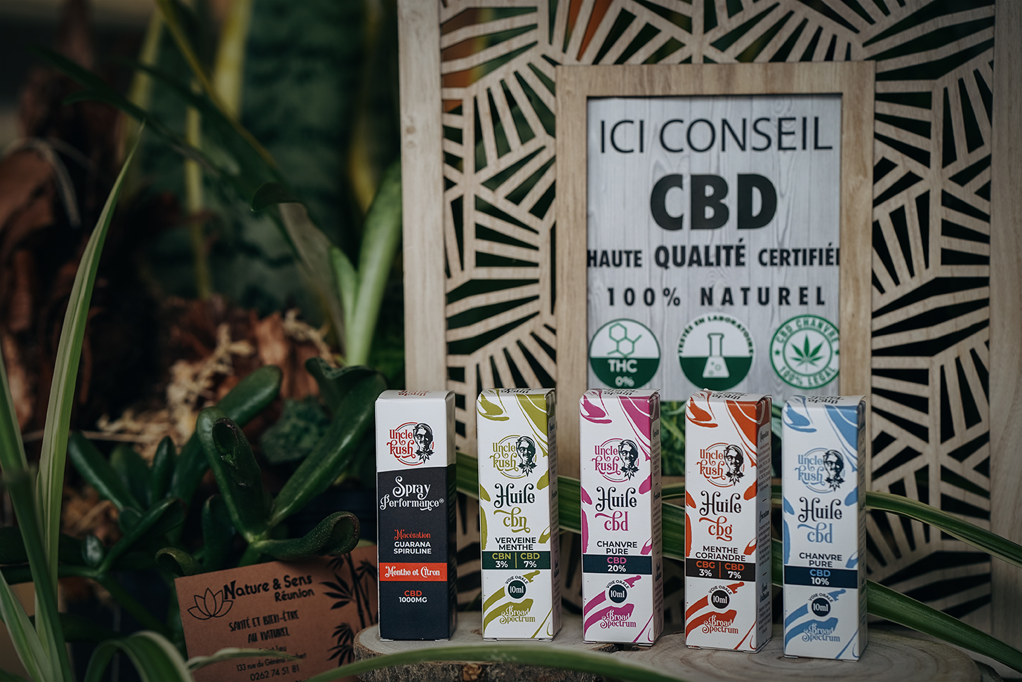 boutique bio fleur CBD nature reunion Huile CBD Saint-Leu