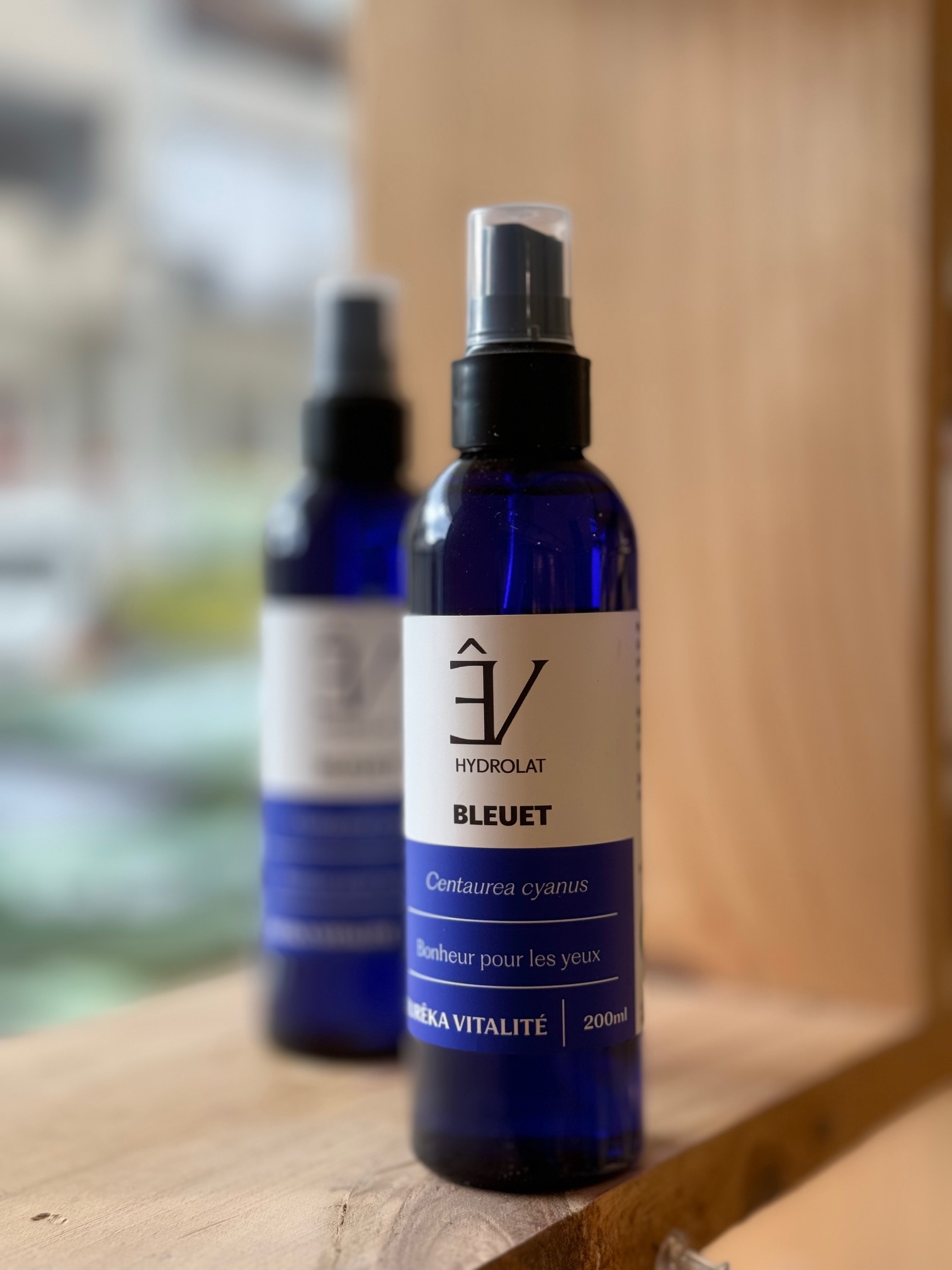 Bleuet Hydrolat sainte pour les yeux, irritations et les rougeurs des yeux, fatigue oculaire, paupières gonflées 